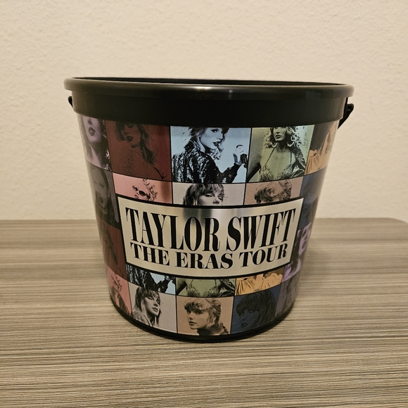 NEW AMC Taylor Swift Black Popcorn Bucket with handle. The Eras Tour Merch - Picture 2 of 2